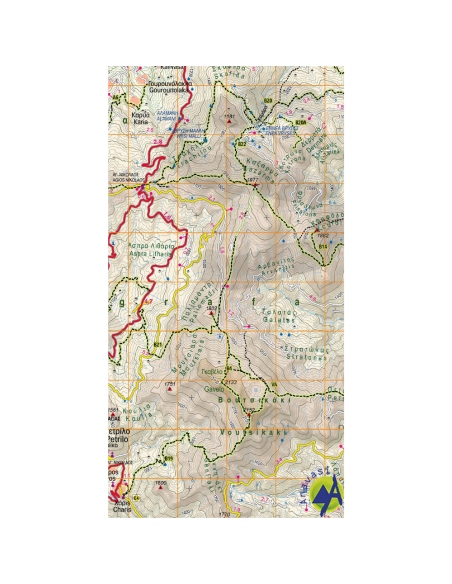 Maps Agrafa Hiking Map