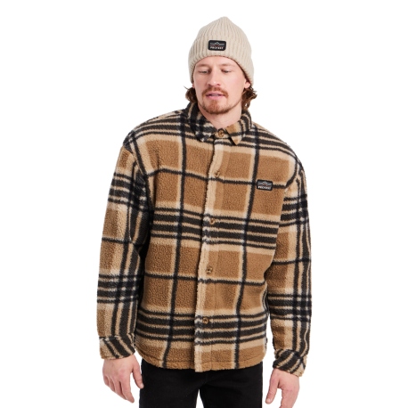 Πουκάμισα Protest Men's Heavy Fleece Jacket Sandy Brown