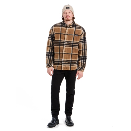 Πουκάμισα Protest Men's Heavy Fleece Jacket Sandy Brown