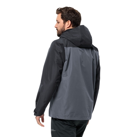 Jackets Jack Wolfskin Men's Taubenberg 3in1 Jacket Phantom