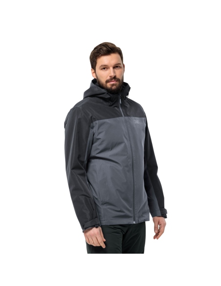 Τζάκετς Jack Wolfskin Men's Taubenberg 3in1 Jacket Phantom