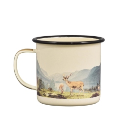 Mugs - Cups Deer Enamel Mug 0.5L