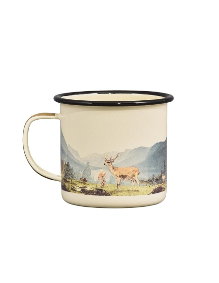 Mugs - Cups Deer Enamel Mug 0.5L