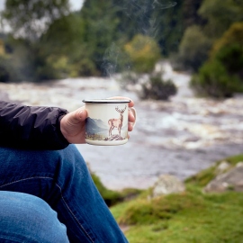 Mugs - Cups Deer Enamel Mug 0.5L 2