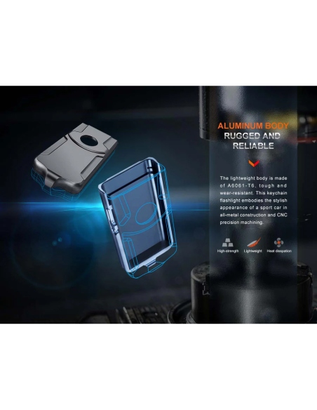 Flashlights Fenix E03R Keychain Flashlight 500 Lumens