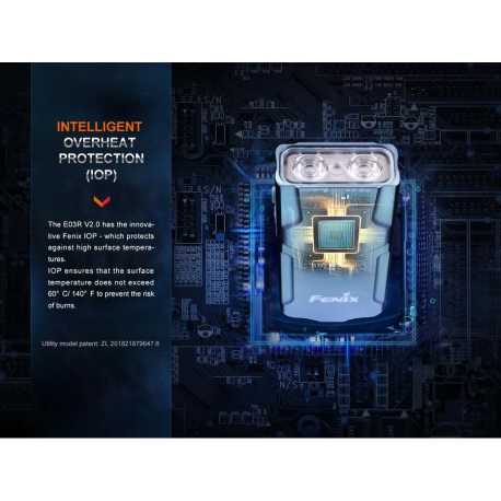 Φακοί Χειρός Fenix E03R V2 Keychain Flashlight 500 Lumens