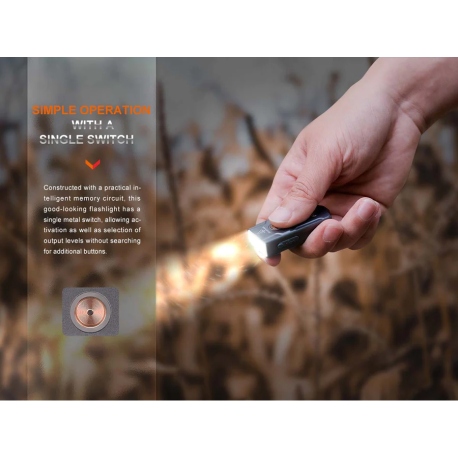 Flashlights Fenix E03R Keychain Flashlight 500 Lumens