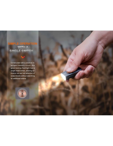 Φακοί Χειρός Fenix E03R V2 Keychain Flashlight 500 Lumens