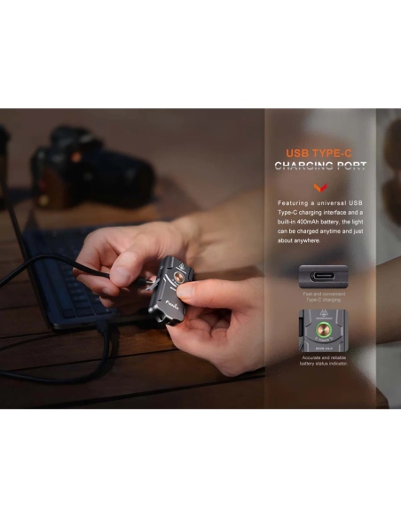 Φακοί Χειρός Fenix E03R V2 Keychain Flashlight 500 Lumens