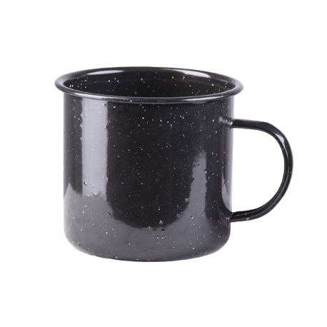 Western Enamelled Cup 680 ml Black