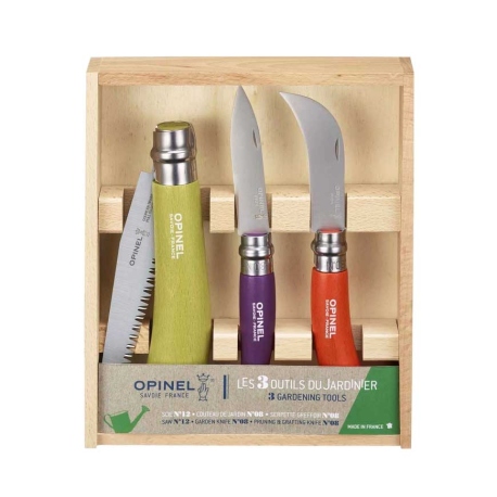 Opinel Coloured Gardener Box Set