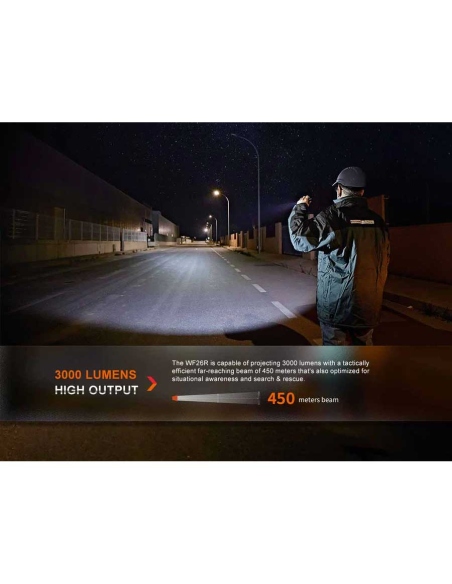 Flashlights Fenix WF26R 3000 Lumens