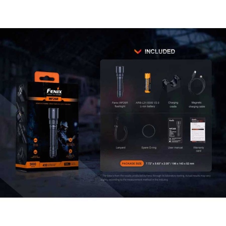 Flashlights Fenix WF26R 3000 Lumens