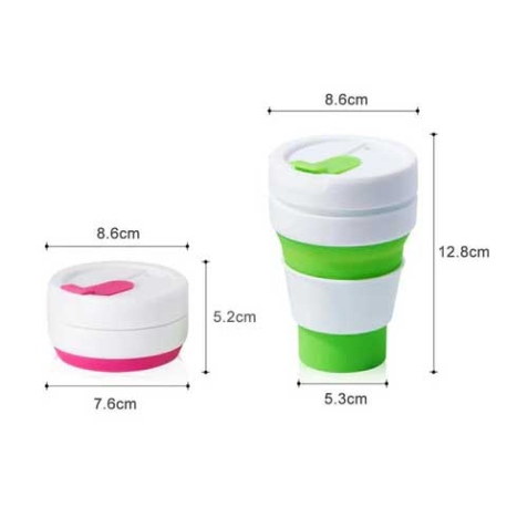 Mugs - Cups Folding Silicone Mug 0.35L