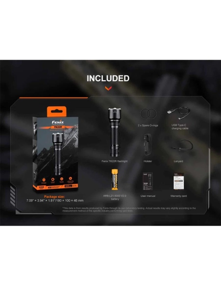 Flashlights Fenix TK22R Flashlight 3200 Lumens