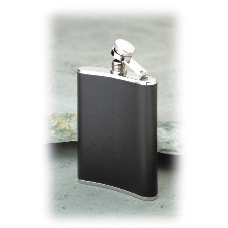Hydration - Thermos - Bottles Leather Hip Flask 180ml