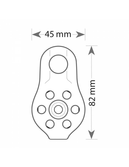 Τροχαλίες Beal Transf'Air Fixe Pulley