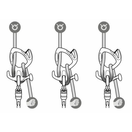 Ascenders - Descenders Petzl Pirana Guide Descender