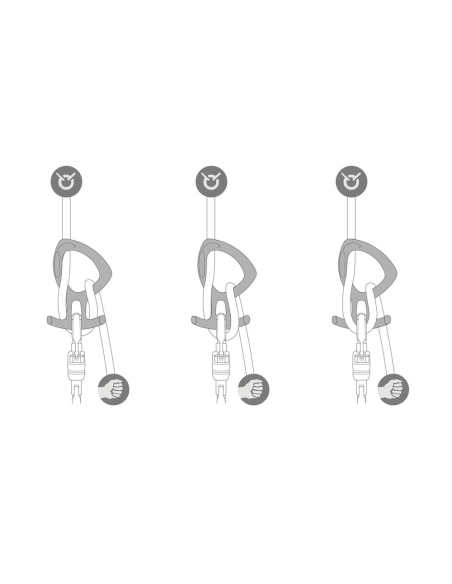 Ascenders - Descenders Petzl Pirana Club Descender