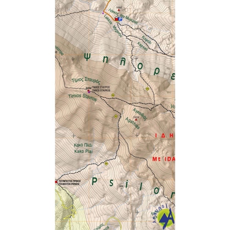 Maps Psiloritis Hiking Map