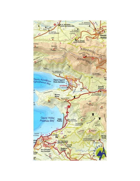 Maps Attiki - Viotia Road & Touring Map
