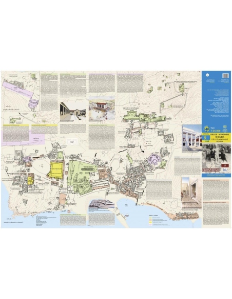 Maps Delos - Mykonos - Rheneia Hiking Map