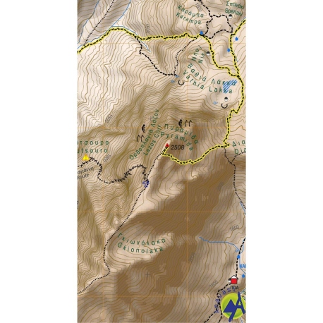 Maps Giona - Vardousia Hiking Map Maps Giona - Vardousia Hiking Map