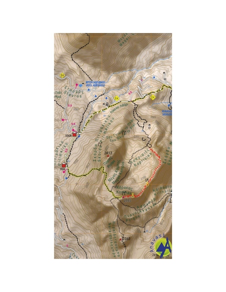 Maps Giona - Vardousia Hiking Map