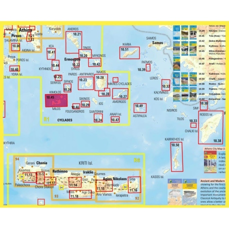 Maps Milos - Kimolos - Polyaigos Hiking Map Maps Milos - Kimolos - Polyaigos Hiking Map
