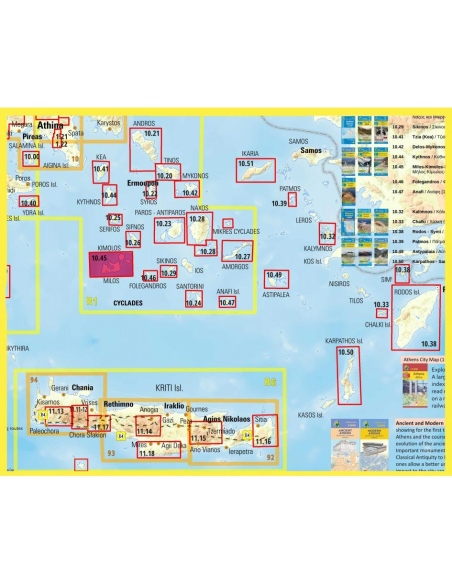 Maps Milos - Kimolos - Polyaigos Hiking Map