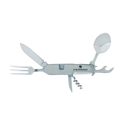Μαχαιροπίρουνα - Εργαλεία Ferrino Knife With Cutlery Set