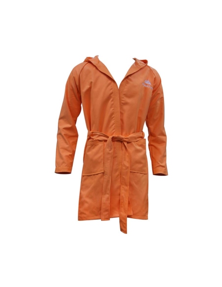 Traveling Towels Kids Microfiber Bathrobe Orange