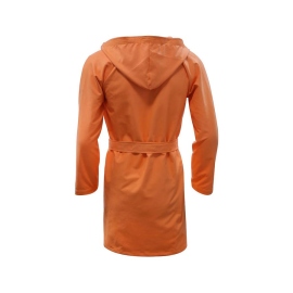 Traveling Towels Kids Microfiber Bathrobe Orange 2