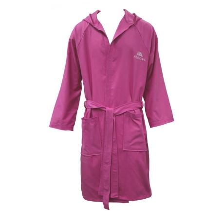 Traveling Towels Kids Microfiber Bathrobe Pink