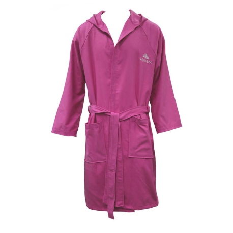 Kids Microfiber Bathrobe Pink