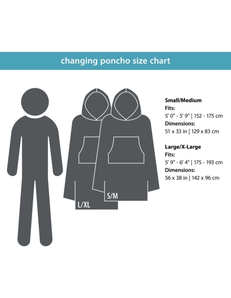 Traveling Towels Packtowl Changing Poncho Retro