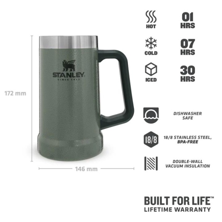 Hydration - Thermos - Bottles Stanley Adventure Vacuum Steel Stein 0.7L