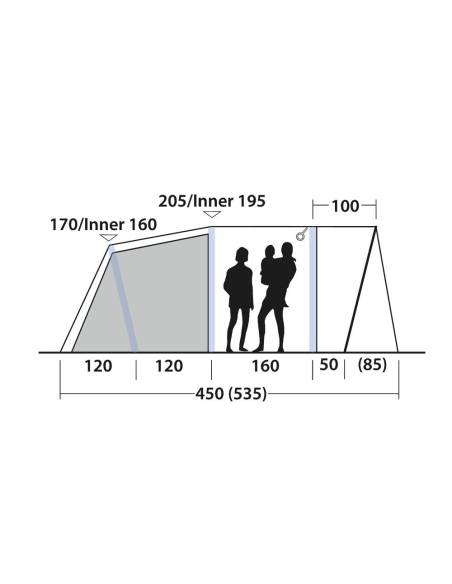 Αντίσκηνα / Σκηνές Outwell Sunhill 5 Air Tent