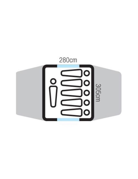 Αντίσκηνα / Σκηνές Oztrail Tasman 6V Dome Tent