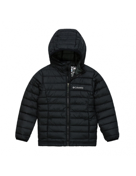 Τζάκετς Columbia Boys Powder Lite II Hooded Jacket Black