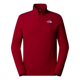 Fleece The North Face Men's 100 Glacier 1/4 Zip Red