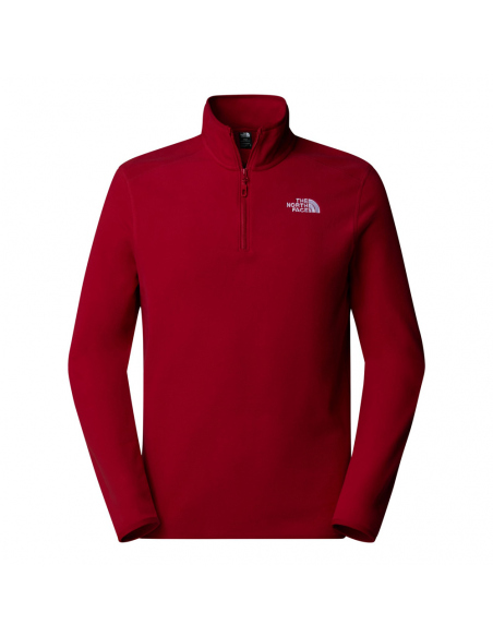 Fleece The North Face Men's 100 Glacier 1/4 Zip Red
