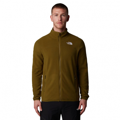 Fleece The North Face Men's 100 Glacier Full Zip Moss
