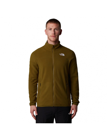 Φλις The North Face Men's 100 Glacier Full Zip Moss