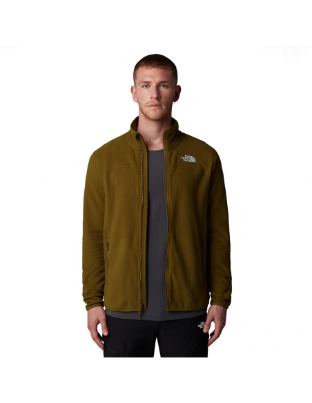Φλις The North Face Men's 100 Glacier Full Zip Moss