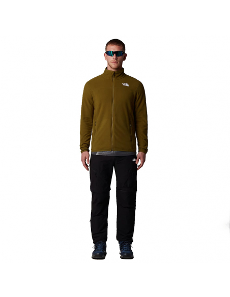 Φλις The North Face Men's 100 Glacier Full Zip Moss