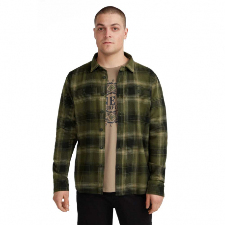 Πουκάμισα O'Neill Men's Flannel Check Shirt Green