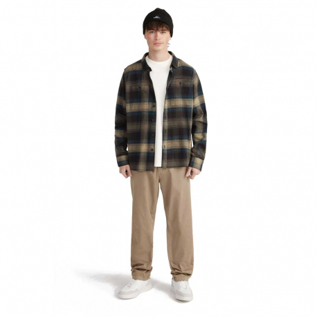 Πουκάμισα O'Neill Men's Flannel Check Shirt Black