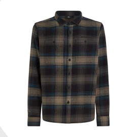 Πουκάμισα O'Neill Men's Flannel Check Shirt Black