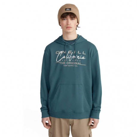 Long-Sleeved O'Neill Men's Cali Original Hoodie Steel